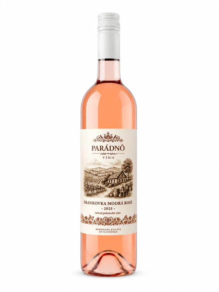 Frankovka Modrá rosé - Parádnô víno