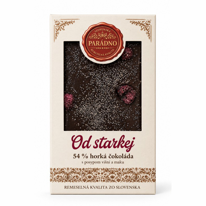 Čokoláda Parádnô od Starkej horká
