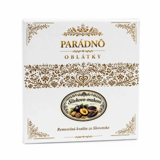 Parádnô oblátky slivkovo-makové