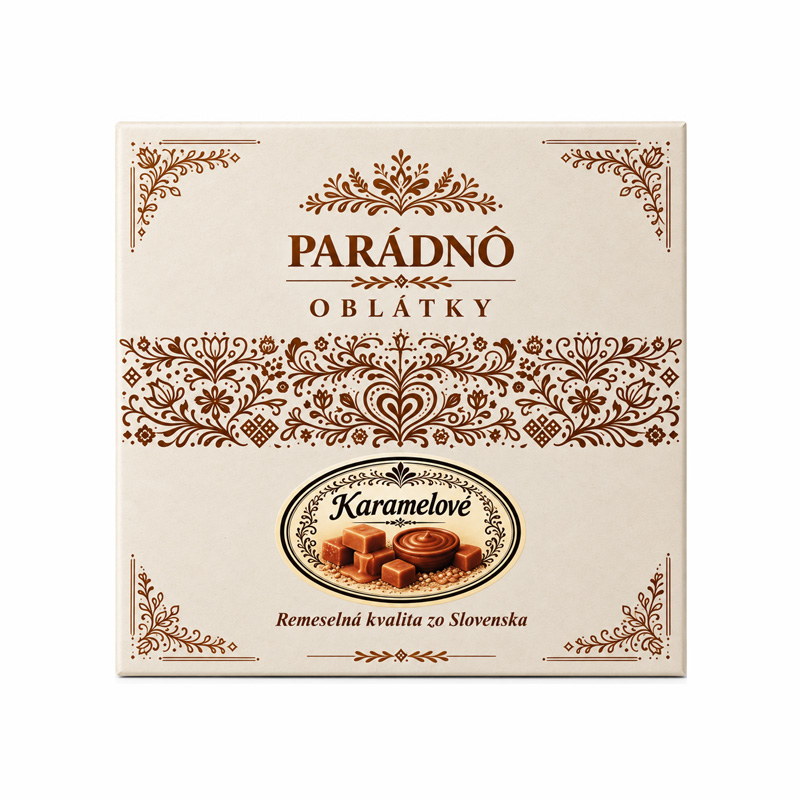 Parádnô oblátky karamelové